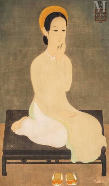 Mai Trung Thu, Femme assise, 1941