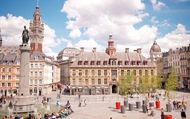 Vue de la Grand place Lille