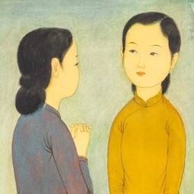 Mai Trung Thu, La rencontre, 1974, Ecole d'Hanoï